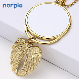 Ornamen Gantung Personal Sublimasi Dua Sisi Sayap Malaikat Gantungan Mobil Ornamen Kenangan - Product Image 6