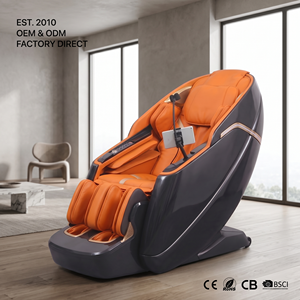 Silla de Masaje de Lujo con Doble Mecanismo y Calefacción 2026, Gravedad Cero, Masaje Corporal Completo, <span class=keywords><strong>Shiatsu</strong></span>, Amasamiento, Estiramiento Tailandés, SL Track, OEM y ODM - Product Image 1