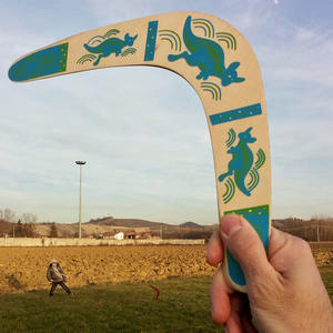 <span class=keywords><strong>Boomerang</strong></span> de Madera, Juguete Volador para Niños, Juego Deportivo al Aire Libre, <span class=keywords><strong>Boomerang</strong></span>, Windstick, Disco Volador Retornable - Product Image 3