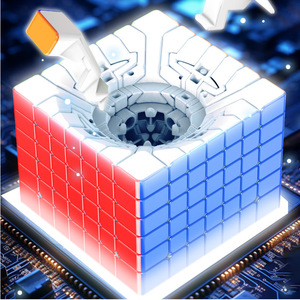 Cubo de Rubik Yuxin Black Kirin 7x7, Juguete Educativo para Estimular el Cerebro, para Niños de 8 a 13 Años, Unisex - Product Image 3