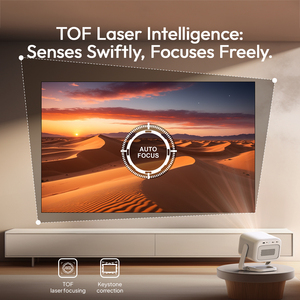 Byintek UFO p70x 2025 máy chiếu pin ngoài trời nâng cấp mới 10000mAh Máy chiếu di động <span class=keywords><strong>mini</strong></span> có thể sạc lại với chân đế có thể điều chỉnh - Product Image 2