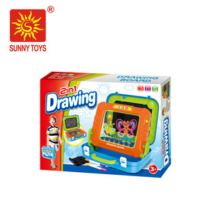 <span class=keywords><strong>2</strong></span> en 1 de plástico colorido los niños de dibujo - Product Image 2