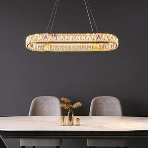 High Quality Pendant Light Living Room Bedroom Modern Gold Big <b>Crystals</b> for <b>Chandelier</b> - Product Image 4
