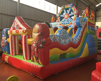 Alliance Châteaux de saut gonflables à grande roue bon marché Maison de videur énorme Combo de videurs gonflables