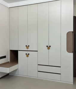 Meubles de vestiaire modernes personnalisables avec portes en verre armoires pour chambre à coucher hôtel salon maison appartement villa utilisation - Product Image 6