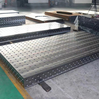 Table de soudage en fonte d'acier 3D/2D D16/D28 nitrurée avec échelles de mesure et accessoires