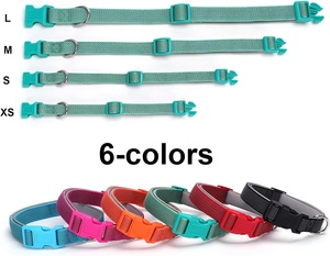 Rode hondenhalsband reflecterend veiligheidsneopreen gevoerd basic duurzaam zacht nylon bloemenpatroon hondenhalsband voor honden & katten XS-XL - Product Image 6