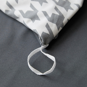 Simple Roca hommes Plaid Stripe Style non imprimé quatre pièces ensemble de literie coton ponçage <span class=keywords><strong>housse</strong></span> de couette trois pièces drap de lit pour la maison - Product Image 4