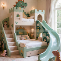 Lit Château de Princesse Deluxe, Mobilier de Chambre, Lit Cabane dans les Arbres, Lit Superposé, Lit Château Mignon et Rêveur