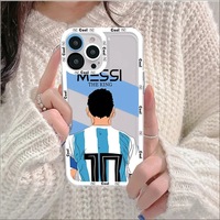 Coque de Téléphone Humoristique Personnalisée Cristiano R. Star de Football pour iPhone 14 15 Pro Max, Housse de Protection Mobile en Matériau PC