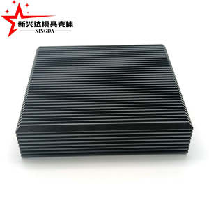 Vỏ hộp khuếch đại công suất bằng nhôm định hình mạ anodize tùy chỉnh, cấp độ bảo vệ IP54, có hộp PCB, vỏ điện tử - Product Image 4