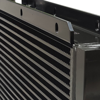 Nouveau 12v/24v radiateur refroidi par air industriel radiateur à huile hydraulique compresseur d'air refroidisseur d'huile générateur industriel chaleur aluminium