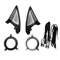 Cubierta Luminosa para Pilar A de la Serie 4 G22 G23, Luz Ambiental Sincrónica, Cubierta para Bocina, Accesorios Interiores de Acero Inoxidable para Automóvil