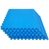 Heimfitness-Puzzlematte EVA-Schaum Ineinandergreifende Wasserdichte Trainingsbodenplatten für Heimtrainingsgeräte