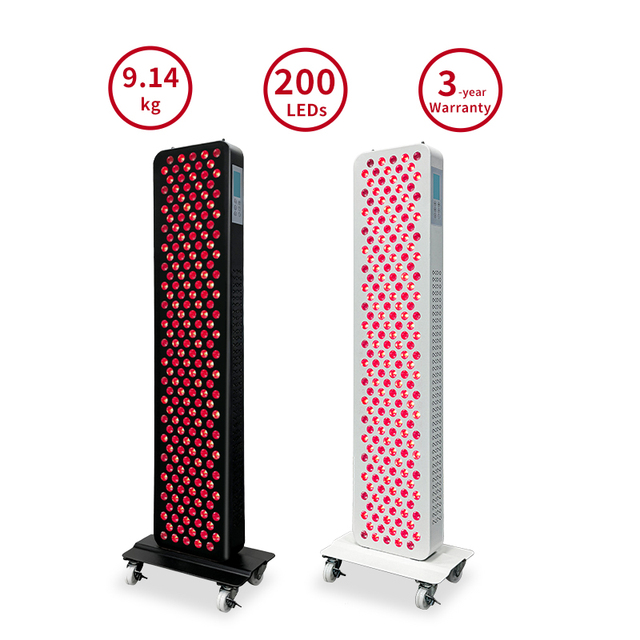REDSKY 1000W Infrared Lamp Panel Remote Control LED Device 200pcs Full Body 660nm 850nm Face Body Red Light Therapy Panel