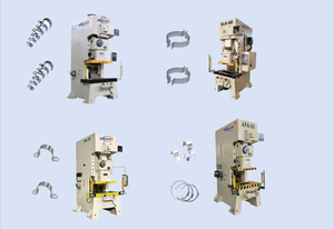 Ligne de production entièrement automatique à presse pneumatique pour l'usine de colliers de serrage de tuyaux – Processus de poinçonnage de colliers de serrage en acier inoxydable - Product Image 4