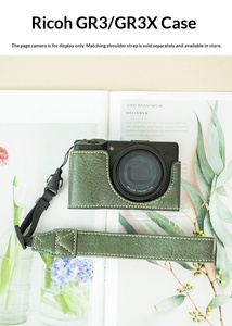 กระเป๋ากล้องหนังป้องกันแบบพกพา ดีไซน์วินเทจสุดหรู ใช้ได้กับ <span class=keywords><strong>Ricoh</strong></span> <span class=keywords><strong>GR3</strong></span>/GR4/GR3X - Product Image 6