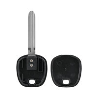 Coque de clé de voiture sans puce en ABS noir, modèle OEM A91 pour Camry Corolla