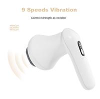 Máquina Masajeadora Adelgazante, Masajeador de Vibración de Cuerpo Completo con 5 Cabezales de Masaje, Dispositivo Recargable para Esculpir el Cuerpo
