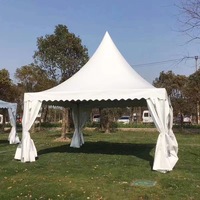 Équipement de location de fête tente pagode pergola cadre en aluminium grande tente de camping tente de bâche de restaurant