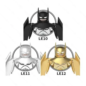 LE10 LE11 LE12 슈퍼 히어로 DC 영화 캐릭터 왕국이 와서 박쥐 브루스 웨인 남자 조립 빌딩 블록 작은 장난감