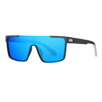 Gafas de Sol de Plástico para Mujer, TR90 Recicladas, Novedades 2024, Marca de Una Pieza, Gafas de Sol Polarizadas de Moda para Mujer, para Exteriores