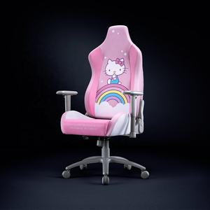 Chaises Cadeira Gamer de haute qualité <span class=keywords><strong>Hello</strong></span> <span class=keywords><strong>Kitty</strong></span> rose avec logo personnalisé Chaise ergonomique d'<span class=keywords><strong>ordinateur</strong></span> de jeu Silla Gamer - Product Image 1