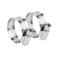 Collier de serrage latéral en acier inoxydable de type allemand élégant, clip de fixation durable