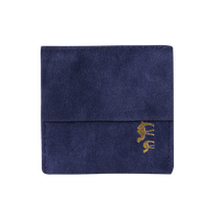 Yu Touch luxe Mini pochette enveloppe à rabat petite pochette à bijoux en daim avec Logo de gaufrage pour bagues boucles d'oreilles colliers stockage de cadeaux