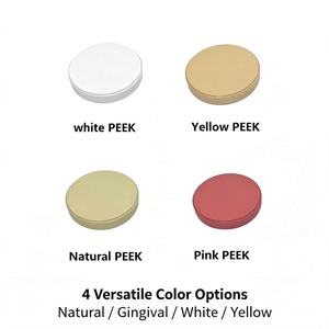Blocs dentaires certifiés CE de 98mm pour fraisage CAD/CAM avec 12-22mm d'épaisseur et options de couleur naturelle/gi - Product Image 5