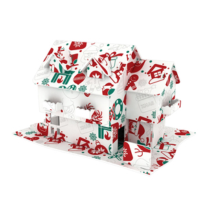 Jouets Puzzle 3D en carton à assembler, <span class=keywords><strong>bricolage</strong></span>, petite maison, noël pour enfants, pièces - Product Image 4