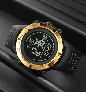 Montre numérique d'extérieur SKMEI 2096 avec boussole, étanche 50 m, 3 couleurs, heure mondiale, chronographe, 3 alarmes, compte à rebours - Product Image 1