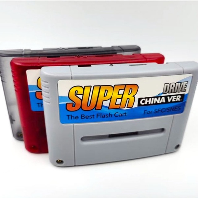 Super SFC Flash Cart Game Cartridge 8GB TF Card SNES Wired Communication English Language Purple NTSC/USA Version ABS+PC OEM