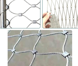 Clôture en treillis métallique galvanisé en acier inoxydable, personnalisable, écologique et imperméable pour les jardins zoologiques - Product Image 1