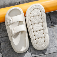 Sandales légères et ajustables en double EVA, antidérapantes pour plateformes, souples et très élastiques, tendance mode intérieure