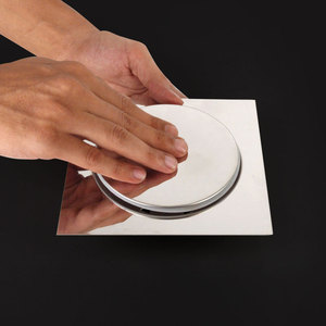 Giá Thấp Thép không gỉ vuông tắm giấu bấm vào <span class=keywords><strong>Pop</strong></span> <span class=keywords><strong>Up</strong></span> chống mùi thoát nước sàn với bìa cho phòng tắm - Product Image 2