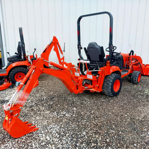 Mini-tracteur à roues BX23S 21HP Diesel 4x4 avec pelle rétrocaveuse et chargeur frontal - Équipement agricole et de construction multifonctionnel - Product Image 1