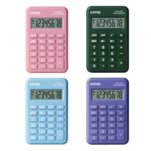 Mini Calculadora de Color caramelo para publicidad, tamaño pequeño de 8 dígitos, calculadora promocional barata