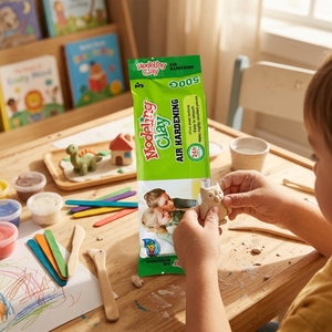 Argile à <span class=keywords><strong>modeler</strong></span> de haute qualité 500g, biologique, séchage à l'air, pour enfants - Marque ARTOTS, tous âges, multifonctionnelle, unisexe - Product Image 3