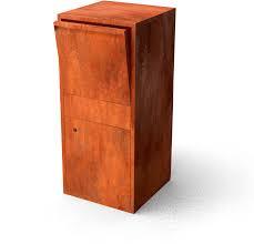 Buzón de Correo Independiente de Acero Corten Resistente al Agua, de Alta Calidad y Estilo Vintage, con Fácil Instalación para Servicio Postal - Product Image 3