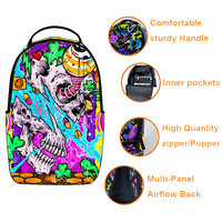 Sac à dos d'étudiant personnalisé avec logo imprimé par sublimation, sac à dos décontracté pour l'extérieur, autres sacs à dos de randonnée et de sport, sac d'école