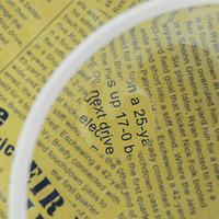 Big Lens 127mm Handle Magnifier Multi Magnification Handheld Portable Reading Magnifying Glass for Elderly Reading