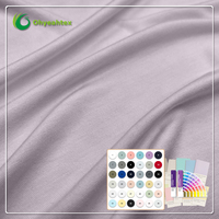 Tissu tricoté respirant et doux en fibre de bambou, 95% viscose de bambou, 5% élasthanne, pour vêtements de détente