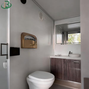 Remorque de toilettes mobiles <span class=keywords><strong>avec</strong></span> toilettes à chasse d'eau à vendre, remorque de toilettes de luxe <span class=keywords><strong>avec</strong></span> éclairage pour location d'événements (mariages, festivals) - Product Image 6