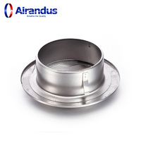 NOUVEAU HVACR ELN - Grille de ventilation industrielle en acier inoxydable, ventilateur de conduit, étanchéité sans fuite, résistant à la corrosion, diffuseur d'arômes