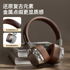 Auriculares Bluetooth Supraaurales Inalámbricos con Cancelación de Ruido, Estéreo, Iluminación para Juegos, Carga Tipo C, Resistentes al Agua IPX4 - Product Image 5