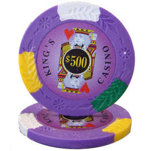 Jetons de poker King's Casino 14 grammes en argile - Product Image 3