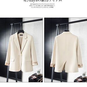 Nuovo Completo Casual in Stile Cinese con Giacca e Pantaloni Lunghi a Vita Alta per Donna - Product Image 4