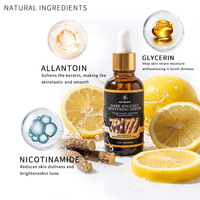 Sérum éclaircissant professionnel au curcuma pour les jointures sombres, formule de récupération cutanée intense pour le corps, marque privée