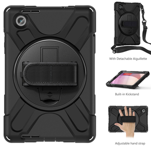 Funda Protectora de Silicona con Correa de Mano Giratoria 360° y Soporte para Tablet <span class=keywords><strong>Lenovo</strong></span> <span class=keywords><strong>Tab</strong></span> <span class=keywords><strong>M8</strong></span> Gen4 2023 Tb300fu - Product Image 6